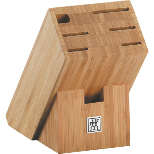 Zwilling Messeraufbewahrung Messerblock leer 5 Braun - Bambus