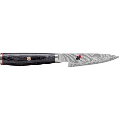 Miyabi 5000 FCD Shotoh 9 cm - Griff aus Pakkaholz in traditioneller D-Form - FC61 - Schwarz