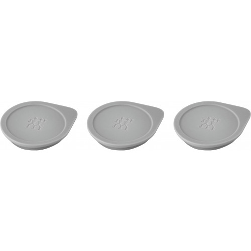 Zwilling Fresh & Save Cube Set Etikettenpositionierer 3-tlg. Grau - Silikon