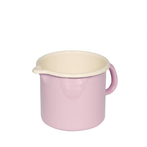 Riess Classic Pastell Schnabeltopf 12 cm / 1,0 L rosa - Emaille