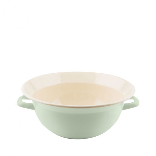 Riess Classic Pastell Weitling 26 cm / 3,5 L nilgrün - Emaille