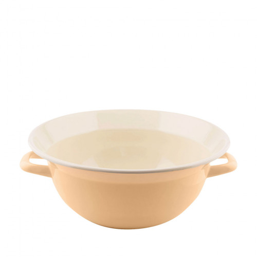 Riess Classic Pastell Weitling 28 cm / 4,0 L goldgelb - Emaille