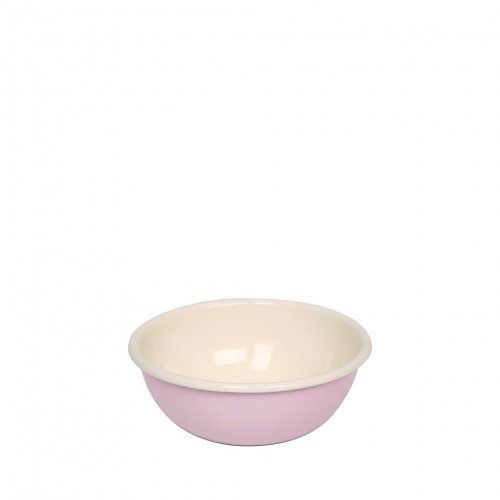 Riess Classic Pastell Schüssel 14 cm / 0,47 L rosa - Emaille