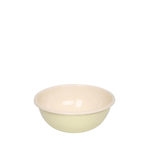 Riess Classic Pastell Schüssel 16 cm / 0,75 L gelb - Emaille