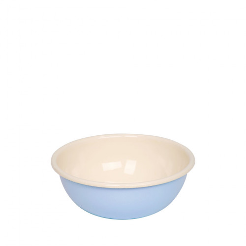 Riess Classic Pastell Schüssel 18 cm / 1,0 L blau - Emaille