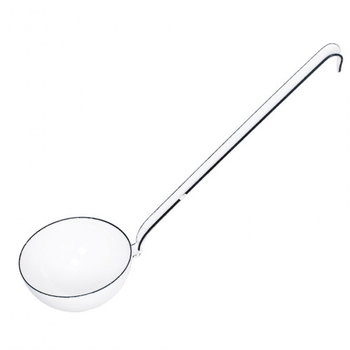 Riess Classic Weiß Schöpflöffel 8 cm - Emaille