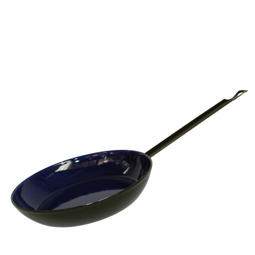 Riess Classic Schwarz-Blau Bauernpfanne 24 cm - Emaille