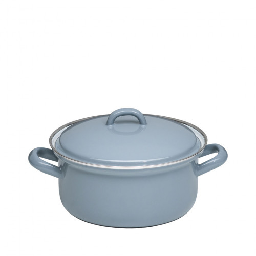Riess Classic Pure Grey Kasserolle 18 cm / 1,5 L - Emaille