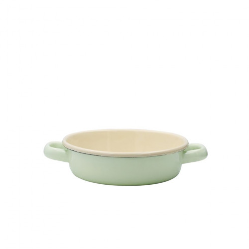 Riess Classic Pastell Eierpfanne 22 cm nilgrün - Emaille