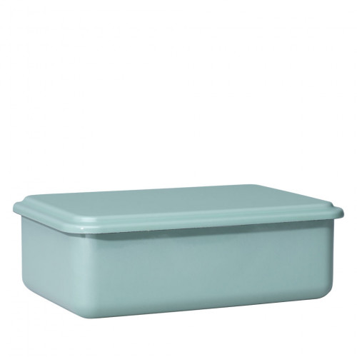 Riess Serve + Store Vorratsbehälter medium / hoch Salbeigrün - Emaille