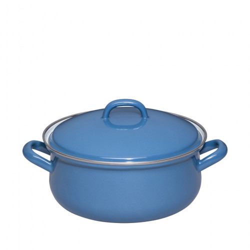 Riess Classic Nature Blue Kasserolle 20 cm / 2,0 L - Emaille