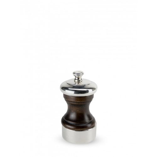 Peugeot Palace Salzmühle 10 cm Edelstahl versilbert & Holz - Stahlmahlwerk