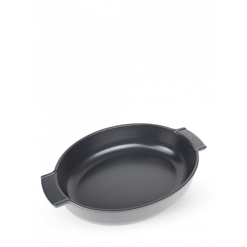 Peugeot Appolia Auflaufform oval 40 cm schiefergrau - Keramik