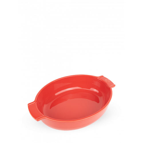 Peugeot Appolia Auflaufform oval 31 cm rot - Keramik