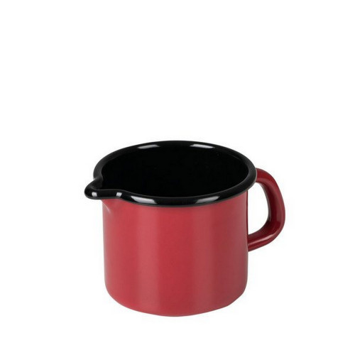 Riess Classic Color Rot Schnabeltopf  9 cm / 0,5 L - Emaille
