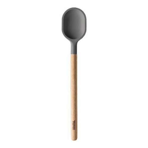 Thomas Kitchen Kochlöffel Silikon grau / Griff aus Buchenholz