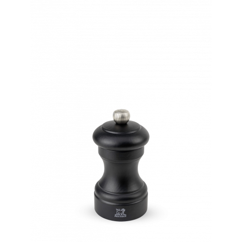 Peugeot Bistro Salzmühle 10 cm Buchenholz schwarz matt - Zirlion-Mahlwerk