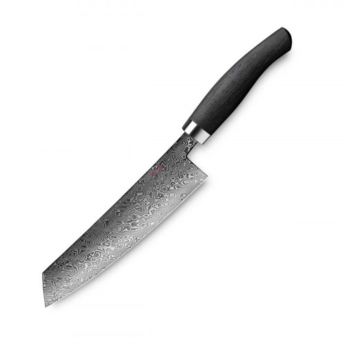 Nesmuk Exklusiv C 90 Damast Kochmesser 18 cm - Griff Mooreichenholz