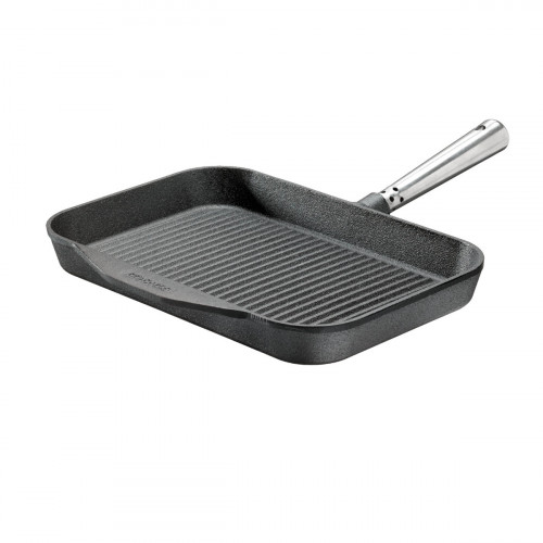 Skeppshult Professional Grillpfanne 32x22 cm - Gusseisen mit Edelstahlgriff