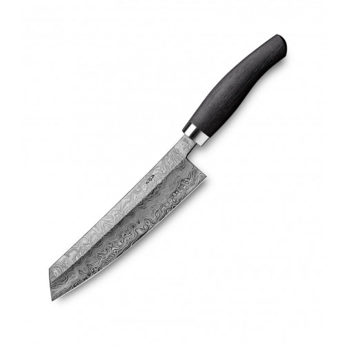 Nesmuk Exklusiv C100 Damast Kochmesser 18 cm - Griff Mooreichenholz