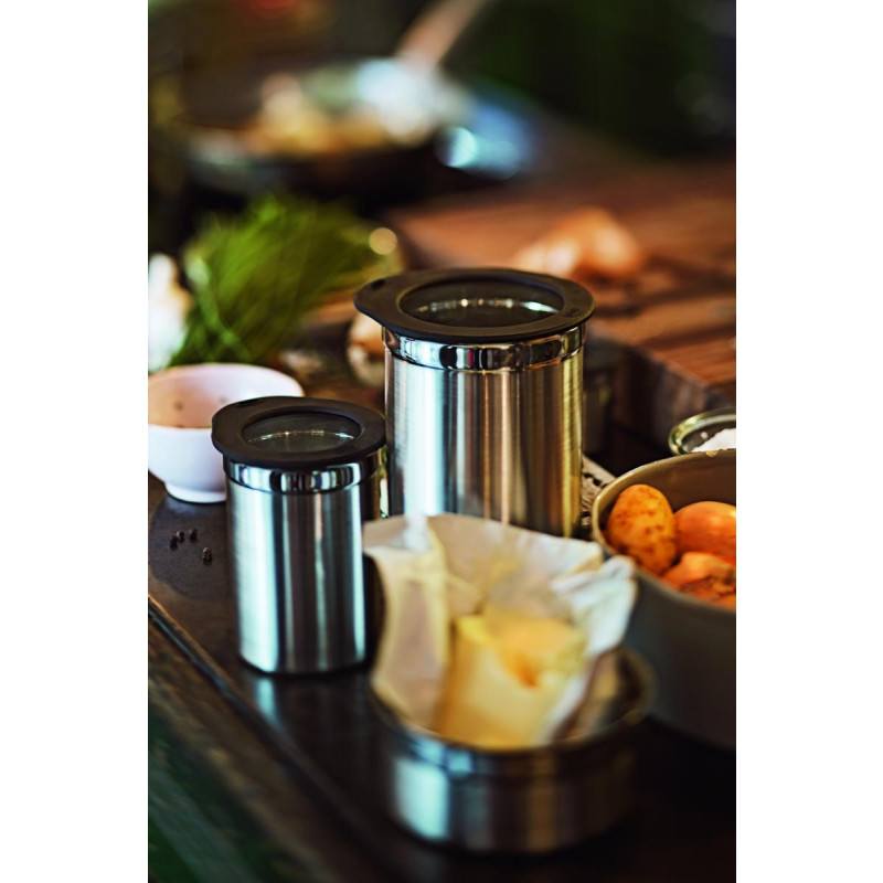 RÖSLE FLEXX 2GO Edelstahl Dose 1,0L - Mikrowellen & Backofengeeignet Bis 150°C