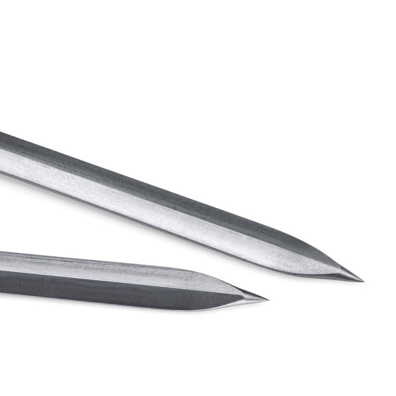 Triangle Grillspieße-Set 6-teilig Edelstahl - Made In Germany 30cm Länge