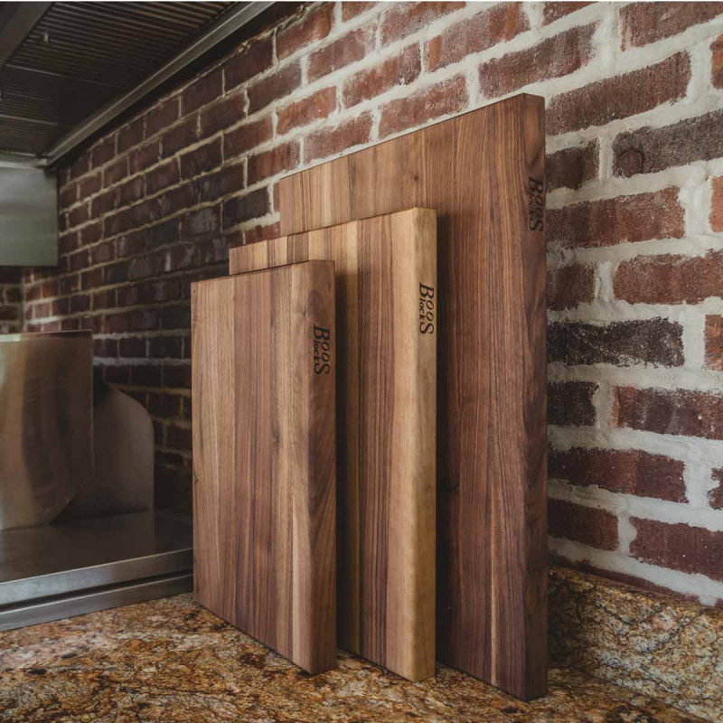 Boos Blocks Walnuss Schneidebrett - 46x31x4 Cm Profi-Qualität