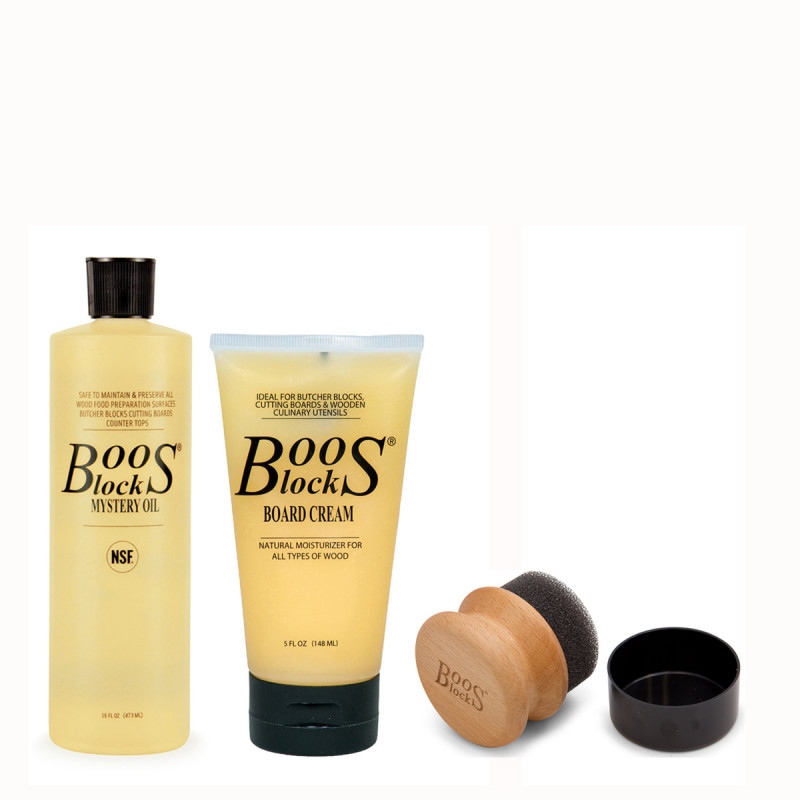 Boos Blocks Wood Care Pflegeset mit Mystery Oil & Board Cream