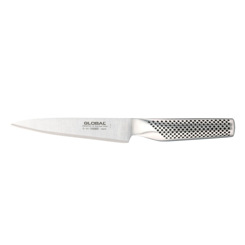 Fusil à Aiguiser Global Knives G-39 - Acier Diamanté Cromova 18 - 30cm - Pour Couteaux De Cuisine