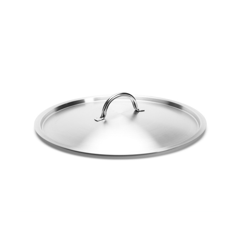 De Buyer Edelstahl-Deckel 36 Cm - Satiniert, Gewölbt, Für Töpfe & Pfannen, Made In France