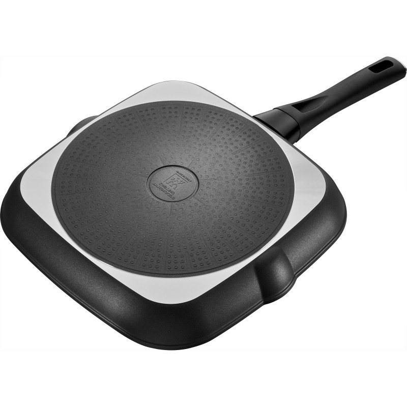 ZWILLING Shine Padella Rettangolare Antiaderente 28 Cm - Alluminio Con Rivestimento Duraslide Diamond - Adatta A Induzione - Colore Nero - 3