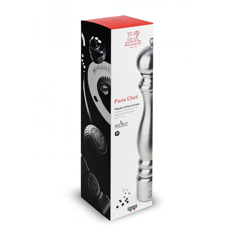 Peugeot Paris Chef Pepermolen 22 cm U-Select - Zilver RVS