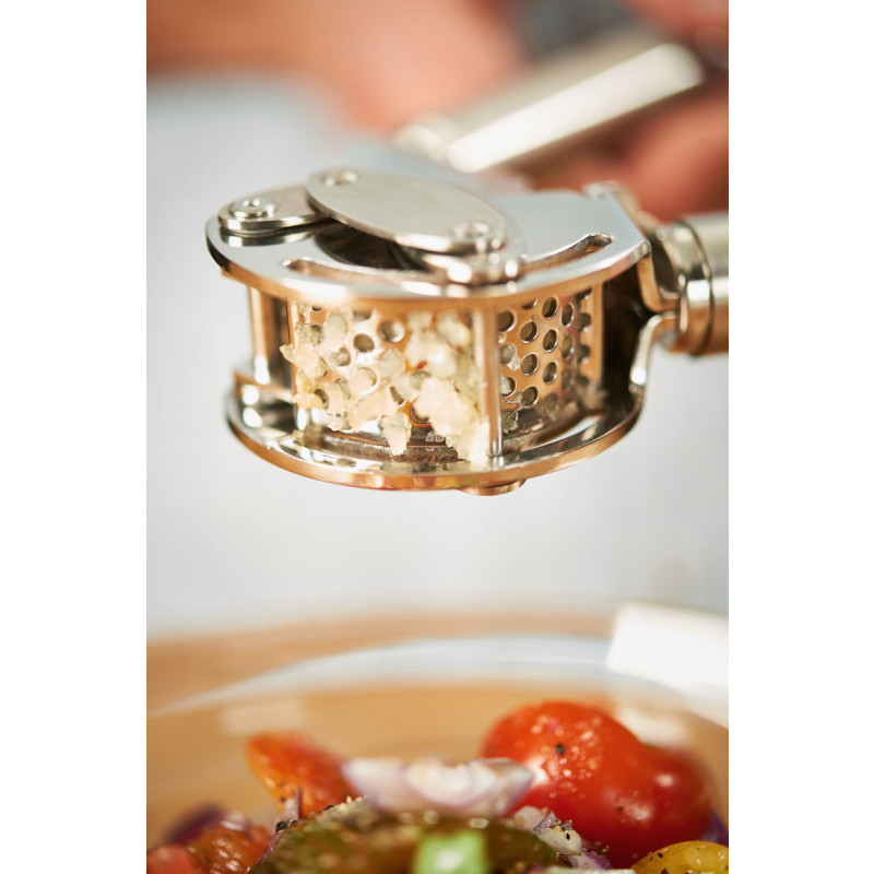 knoblauchpresse mit abstreifer