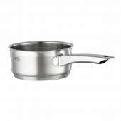 Rösle Charm Stielkasserolle 16 cm - Edelstahl mit Kapselboden
