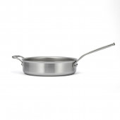 Falk Culinair Flandria Sauteuse gerade 28 cm / 4,0 L - Edelstahl-Mehrschichtmaterial mit Kupferkern