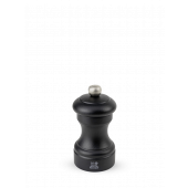 Peugeot Bistro Salzmühle 10 cm Buchenholz schwarz matt- Stahlmahlwerk