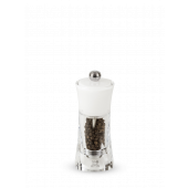 Peugeot Molène Pfeffermühle 14 cm Acryl weiß - Stahlmahlwerk