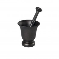 Skeppshult Mörser 11 cm mit Stößel - Gusseisen