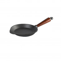Skeppshult Traditional Pfanne 24 cm - Gusseisen mit Buchenholzgriff