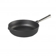 Skeppshult Professional Servierpfanne 25 cm - Gusseisen mit Edelstahlgriff