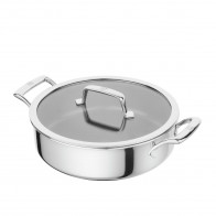 Zwilling Peak Servierpfanne mit Deckel 26 cm - 18/10 Edelstahl