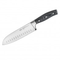 Rösle Wolfgrey Santokumesser 17,5 cm - mit Pakkaholzgriff