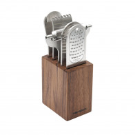 Microplane Specialty Bar Tool Set 6-tlg. - Walnuss