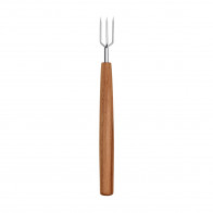 triangle Sense Pellkartoffelgabel Set 2-teilig im Geschenkkarton - Edelstahl - Griff Pflaumenholz