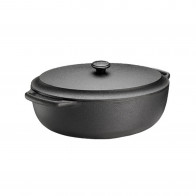 Skeppshult Bräter oval 35x25 cm / 6 L - Gusseisen mit Deckel