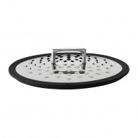 Rösle Silence Spritzschutz für 24 & 28 cm Durchmesser mit Dampfauslass-Erhebungen