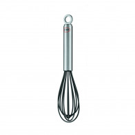 Rösle Schneebesen 22 cm mit Rundgriff - Edelstahl mit Silikonüberzug