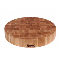 Boos Blocks Prep Blocks Hackblock 46 cm rund - Ahorn-Stirnholz