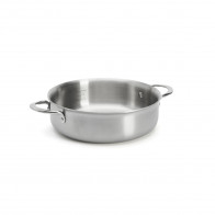 de Buyer Alchimy Bratentopf nieder 24 cm / 2,3 L - Edelstahl-Mehrschichtmaterial
