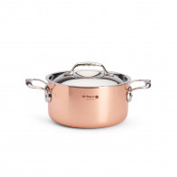 de Buyer  Prima Matera Kupfer-Bratentopf 20 cm / 3,3 L induktionsgeeignet - Edelstahlgussgriffe